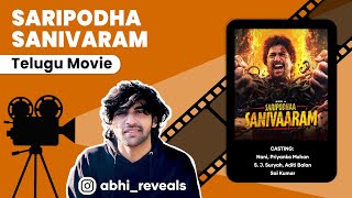 Saripodha Sanivaram Review  Telugu Movie  Nani Priyanka Mohan SJ Suryah Aditi Balan [upl. by Lilli]