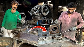 Manufacturing Process of Making Cycle Tires in Factory  Mass production process [upl. by Tadd]