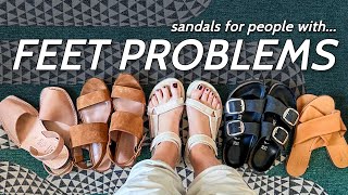 Top 5 Sandals for People with Feet Problems [upl. by Admama]