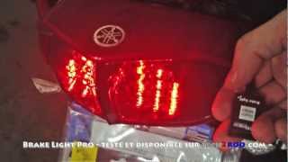 Test du Brake Light Pro de Healtech Modulateur de feu stop moto par Tech2Roo [upl. by Egedan]