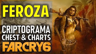 Feroza Criptograma Chest amp Charts Locations  Balaceras Valle De Oro  FAR CRY 6 Collectibles [upl. by Yrag]