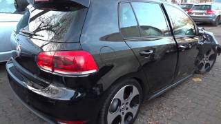 VW Golf 6 GTI CRASH Unfall Crashed Totalschaden R32 Volkswagen Modell 2012 [upl. by Richlad]