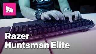 Razer Huntsman Elite keyboard review A gamingfocused game changer [upl. by Eterg]