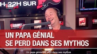 Un papa génial se perd dans ses mythos  C’Cauet sur NRJ [upl. by Llertnod54]