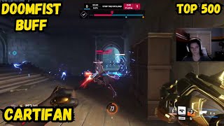 DOOMFIST BUFF CARTIFAN TOP 500 DOOMFIST  39 ELIMS  EICHENWALDE  OVERWATCH 2 SEASON 13 [upl. by Katherin]