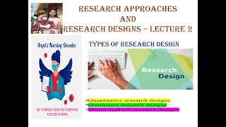 Research Approach and Research Design Types of Research Design  Classification  Lecture 2 [upl. by Buyse]