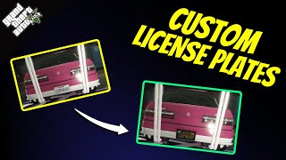 How to Change License Plate GTA 5 Online [upl. by Kyriako]