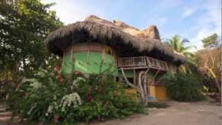 Cabañas de Playa Bonita ecohotel en el Tayrona  Santa Marta [upl. by Ennaillek770]