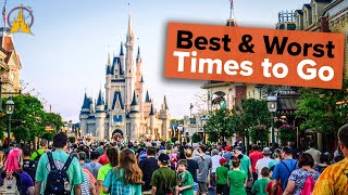 4 BEST and WORST Times to Travel to WDW in 2023 [upl. by Yezdnil]