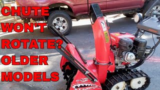 HONDA Snowblower CHUTE NOT TURNING Easy 2 Minute FIX [upl. by Azerila670]