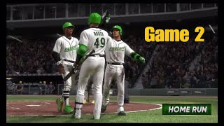 2056 WORLD SERIES Game 2  California Condors  Fargo Fighters  MLB The Show 22 [upl. by Tnerual638]