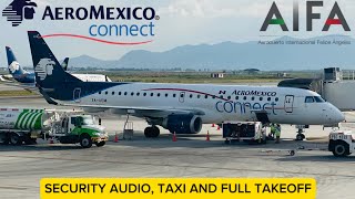 Despegue desde el AIFA ll FULL TAKEOFF ll AEROMEXICO CONNECT E190LR aifa [upl. by Divd453]