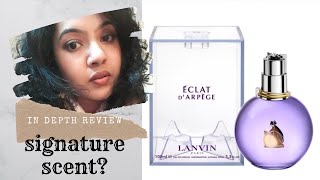 Lanvin Eclat Darpege Fragrance Review  Soumya Midhun [upl. by Nnalatsyrc407]