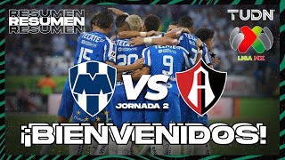 Resumen y goles  Rayados vs Atlas  AP2023J2  Liga Mx  TUDN [upl. by Lidda]