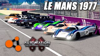 Le Mans 1977 with Automation Cars in BeamNG [upl. by Swamy]