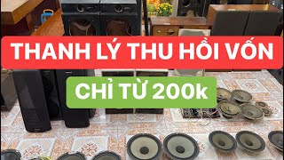 ĐÃ BÁN HẾT ẠTHANH LÝ HẾT THÙNG LOA BASS KHỦNG 20252730 NGON RẺ LOA RỜI CHỈ TỪ 200k [upl. by Merissa]