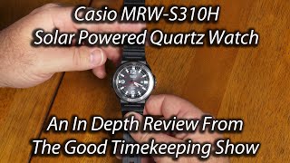 Casio Solar Diverstyle MRWS310H In Depth Review [upl. by Imarej]