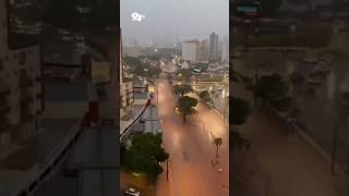 ALAGAMENTO EM BAURU INTERIOR DE SÃO PAULO shorts ciclone hurricane [upl. by Spike]