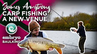 CARP FISHING KORDAS NEW EMBRYO LAKE  JAMES ARMSTRONG [upl. by Margherita]