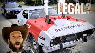 COPS LOVE OUR STREET LEGAL DEMO DERBY CAR [upl. by Sakiv]