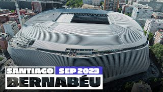 NEW Santiago Bernabéu stadium works September 2023  Real Madrid [upl. by Saalocin]