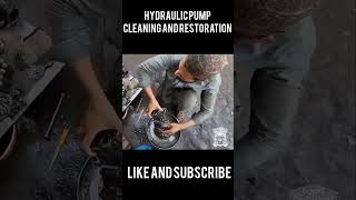 Hydraulic pump Cleaning and Restoration hydraulic pump cleaning restoration shorts [upl. by Leonardi]