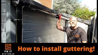 Transform Your Shed The Ultimate Gutter Installation DIY [upl. by Kosak]