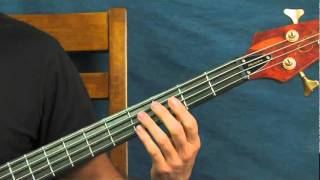 online bass guitar lesson sittin on the dock of the bay otis redding [upl. by Dibbell]