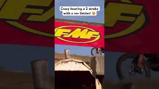 Wide Open Fuel Injected 2 Stroke Rev Limiter 🤯 motocross racing dirtbike 2stroke moto iphone [upl. by Carmelita869]