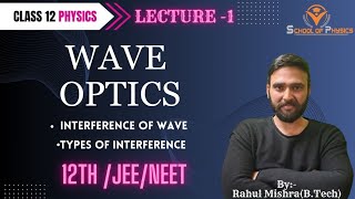 1 Wave optics  Huygen wave Theory  wave fronts Huygen principle  wavefront and source jee Neet [upl. by Anwahsed]