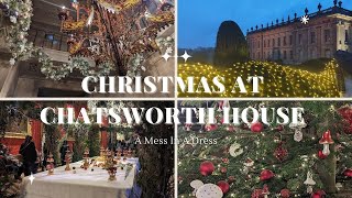 Christmas at Chatsworth House Derbyshire  December 2022  Family Vlog [upl. by Horwath181]