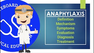 Anaphylaxis  Definition Mechanism Symptoms Evaluation Diagnosis Treatment [upl. by Kerwon]