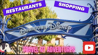 Downtown Disney Restaurants and Shops [upl. by Hartmann]