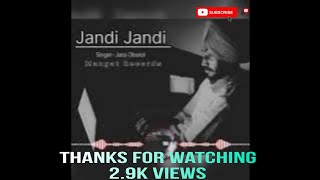 Jandi Jandi  Jass Oberoi  feat Shubh Mangat Latest song 2024 [upl. by Sema]