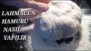 Evde lahmacun hamuru nasıl yapılır video [upl. by Weidner]