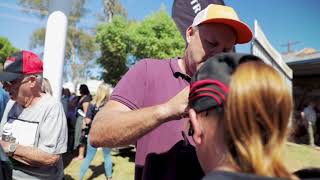 Daniher Day  the launch of the Big Football in Ungarie NSW [upl. by Nilhtac]