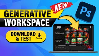 How To Download Adobe Photoshop Beta FREE  NEW Generative Workspace [upl. by Sulienroc]