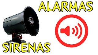 Alarmas y sirenas  Efectos de sonido [upl. by Meehar]