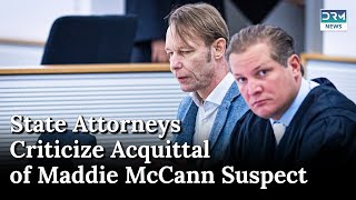 German Court Acquits Main Suspect in McCann Case State Attorney Criticizes Verdict  DRM News AB1G [upl. by Ardnuas347]