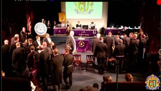 Inside Freemasonry The Installation of Officers for the Grand Lodge of Indiana 201819 [upl. by Annotahs]