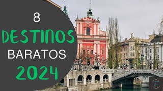 💸 8 Destinos más BARATOS para VIAJAR ✅ EUROPA 2024 [upl. by Epstein]