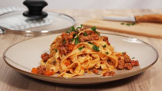 Tagliatelle Bolognese  An authentic bolognese sauce ragu bolognese [upl. by Naawaj]