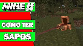 COMO TER OS SAPOS NO MINECRAFT ANTES DA ATUALIZAÇÃO shorts [upl. by Lananna]