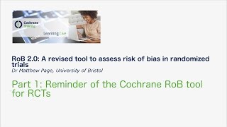 41 Quality Risk of bias Assessment of Randomized Clinical Trials Cochrane Tool [upl. by Alric627]