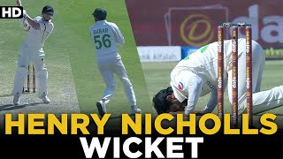 Henry Nicholls Wicket  Pakistan vs New Zealand  2nd Test Day 4  PCB  MZ2L [upl. by Anihcak375]