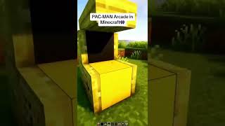 MINECRAFT BUT MAKING PACMAN ARCADE minecraft [upl. by Elfstan201]