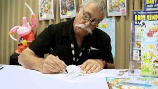 Sergio Aragones Draws and Discusses Groo the Wanderer [upl. by Kandace]