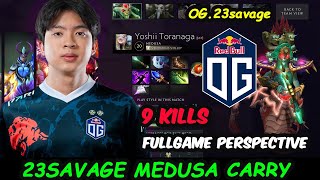 OG23savage MEDUSA CARRY PERSPECTIVE FULLGAME vs SaberLight Server EU RANKED Dota 2 [upl. by Inttirb376]