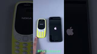 Nokia 3310 vs iPhone 14 Pro shorts [upl. by Irbua]