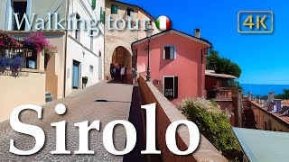 Sirolo Marche Italy【Walking Tour】History in Subtitles  4K [upl. by Yorgen]